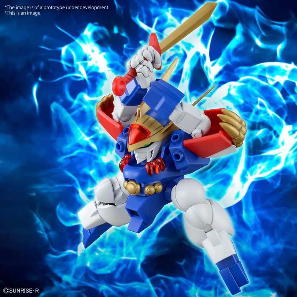 HG Ryujinmaru Gundam model kit by Bandai with accessories and articulated build