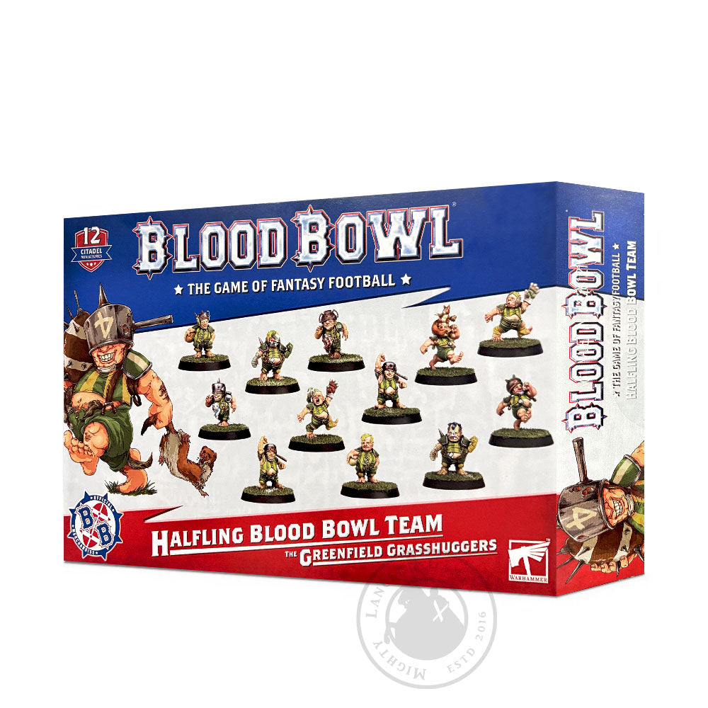 The Greenfield Grasshuggers Halfling Blood Bowl Team