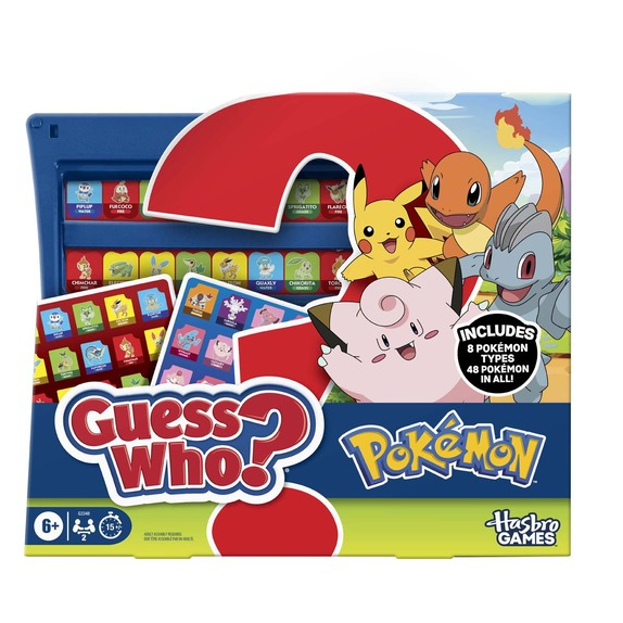 Hasbro Games Guess Who? Pokémon Edition board game