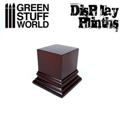 4cm Hazelnut Square Block Plinth - Green Stuff World