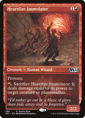 Heartfire Immolator Promo Frame ...