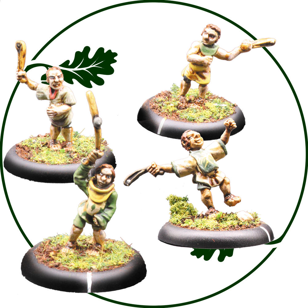 Hearthfolk Cludbur Militia Oakbound miniatures 