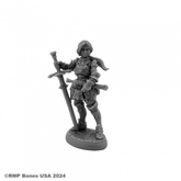 Unpainted miniature of Helga, Fe...