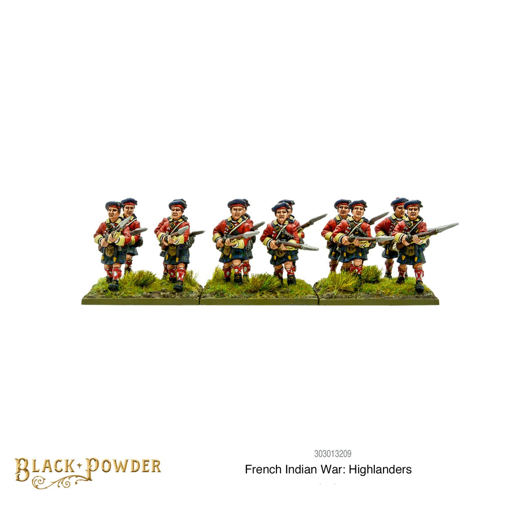 French Indian War 1754-63 Highlanders Metal Miniatures