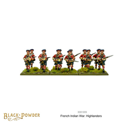 French Indian War 1754-63 Highlanders Metal Miniatures