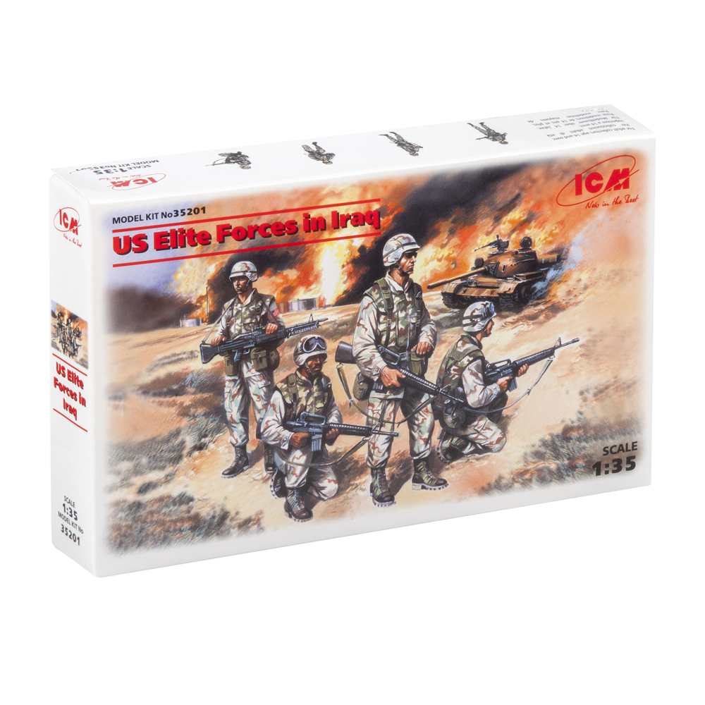 ICM US Elite Forces in Iraq 1:35 Scale Plastic Model Kit