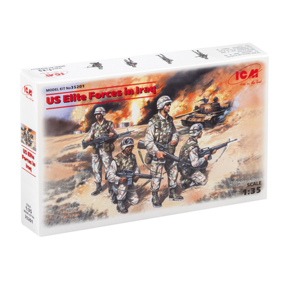 ICM US Elite Forces in Iraq 1:35 Scale Plastic Model Kit