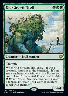 Old-Growth Troll #185 MTG Kaldheim Single