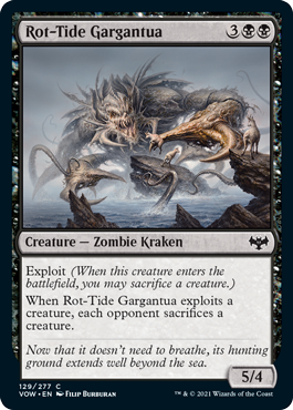 Rot-Tide Gargantua #129 MTG Crimson Vow Single