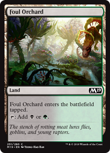 Foul Orchard MTG Single | Core Set 2019 #251