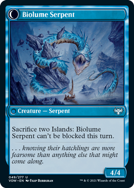 Biolume Egg // Biolume Serpent card back