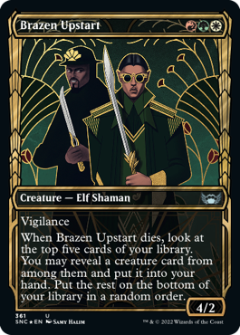 Brazen Upstart Showcase Gilded Streets Of New Capenna #361