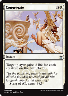 Congregate | Magic! The Gathering Masters 25 #008