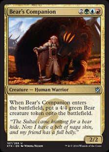 Bear's Companion #167 MTG Kh...
