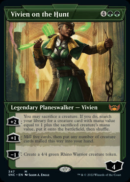 Vivien on the Hunt Showcase Frame Streets Of New Capenna #347