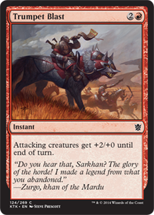 Trumpet Blast #124 MTG Khans Of Tarkir Single