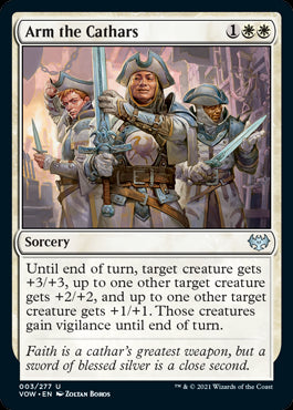 Arm the Cathars #003 MTG Crimson...