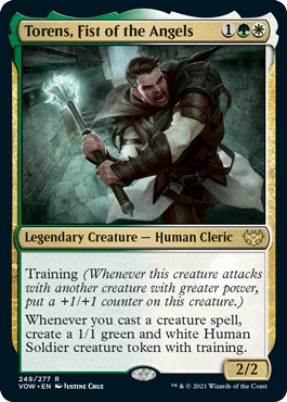 Torens, Fist of the Angels #249 MTG Crimson Vow Single
