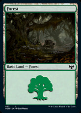 Basic Forest #402 MTG Crimson Vo...