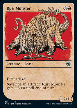 Rust Monster Rulebook Frame #321 | Adventures in the Forgotten RealmsSingles