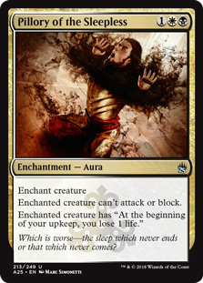 Pillory of the Sleepless | Magic! The Gathering Masters 25 #213