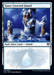Snow-Covered Island #279 MTG Kaldheim Single