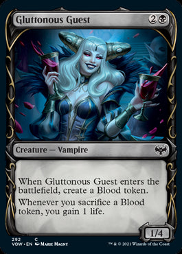 Showcase Gluttonous Guest #292 MTG Crimson Vow Single