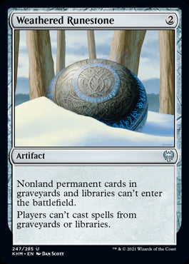 Weathered Runestone #247 MTG Kaldheim Single