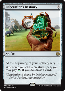 Lifecrafter's Bestiary MTG Aether Revolt #162