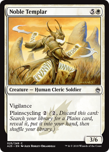 Noble Templar | Magic! The Gathering Masters 25 #025