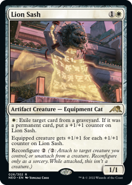 Lion Sash Kamigawa Neon Dynasty - 026 Non-Foil