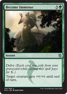 Become Immense #130 MTG Khans Of Tarkir Single
