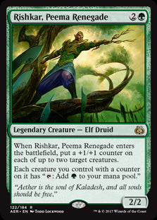 Rishkar, Peema Renegade MTG Aether Revolt #122