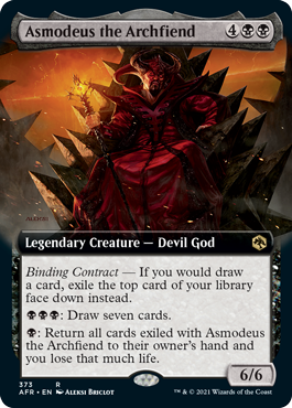 Asmodeus the Archfiend Extended Art #373 | Adventures in the Forgotten RealmsSingles