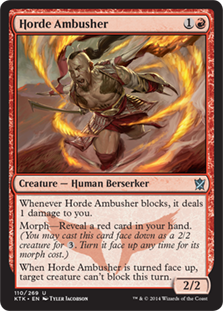 Horde Ambusher #110 MTG Khans Of Tarkir Single