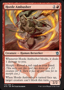 Horde Ambusher #110 MTG Khans Of...
