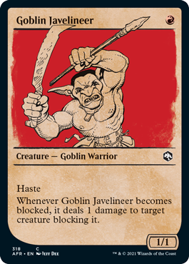 Goblin Javelineer Rulebook Frame #318 | Adventures in the Forgotten RealmsSingles