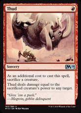 Thud MTG Single | Core Set 2019 ...
