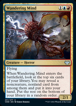 Wandering Mind #251 MTG Crimson ...