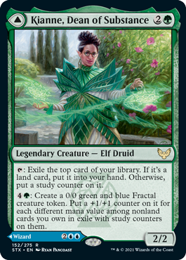 Kianne, Dean of Substance // Imbraham, Dean of Theory #152 MTG Strixhaven Single