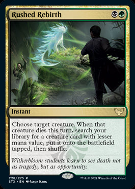 Rushed Rebirth #228 MTG Strixhav...