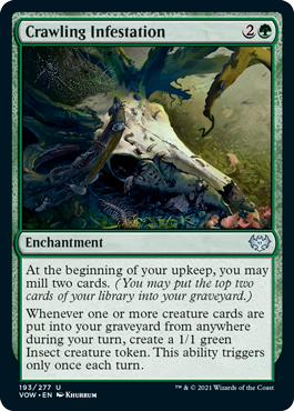 Crawling Infestation #193 MTG Crimson Vow Single