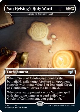 Dracula Showcase Circle of Confinement #329 MTG Single