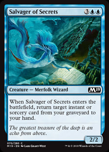 Salvager of Secrets MTG Single | Core Set 2019 #070
