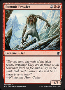 Summit Prowler #121 MTG Khans Of...