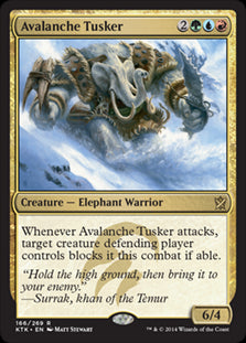 Avalanche Tusker #166 MTG Khans ...