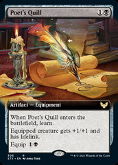Poet's Quill #305 MTG Strixhaven Extended Art Single