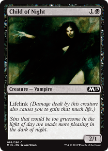 Child of Night MTG Single | Core Set 2019 #089