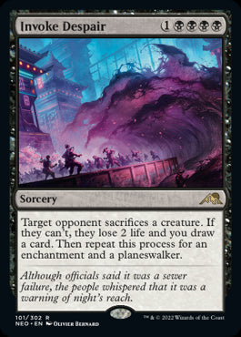 Invoke Despair Kamigawa Neon Dynasty - 101 Non-Foil