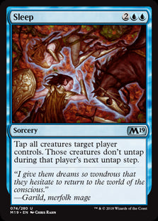 Sleep MTG Single | Core Set 2019 #074